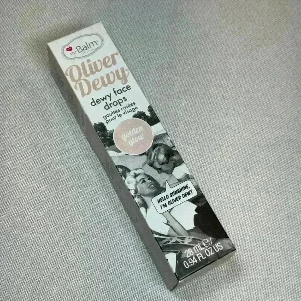 NWT The Balm Oliver Dewy Face Drops Color - Golden Glow